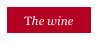 The wine